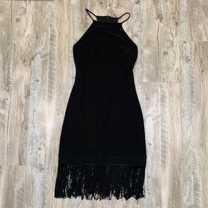 B Darlin Black Flapper Dress